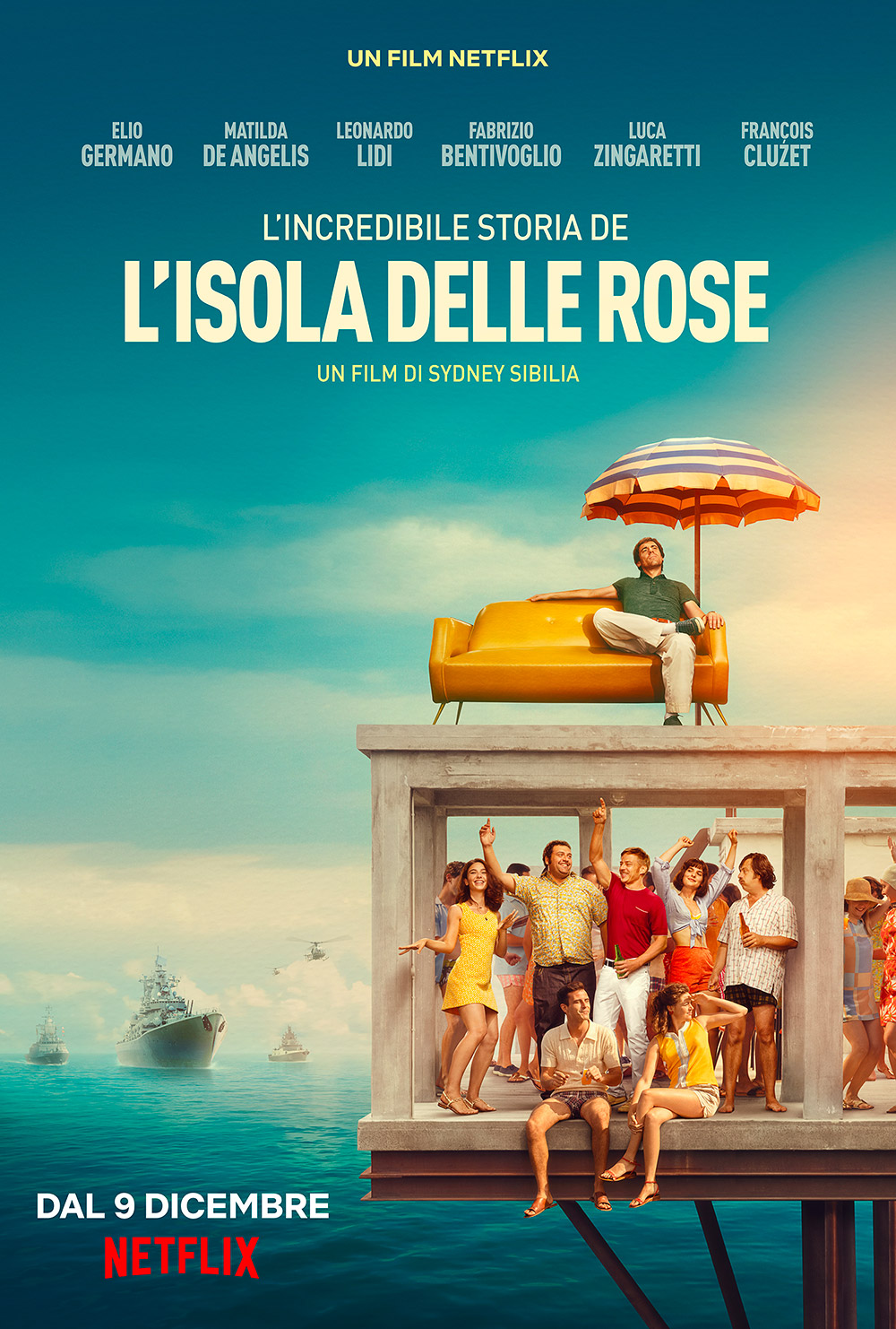 Poster: La increíble historia de la Isla Rosa