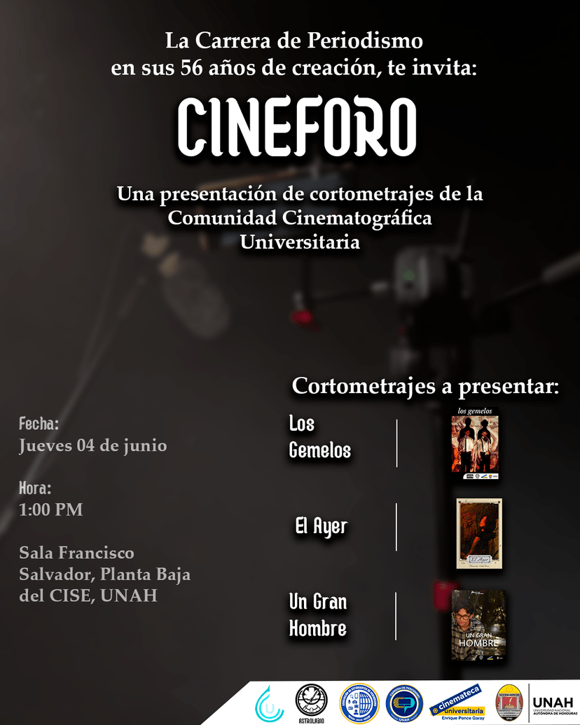Poster: Cine foro semana de periodismo