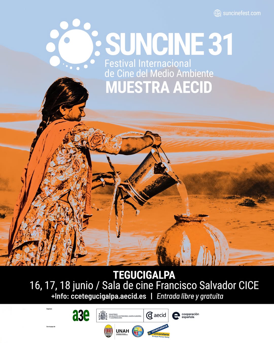 Poster de Muestra de documentales SUNCINE 31 AECID
