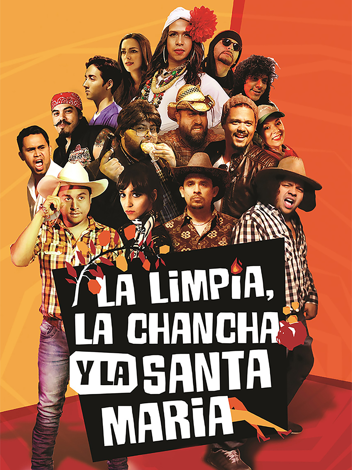 Poster de La limpia, la chancha y la santa maría